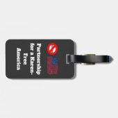 Freunde lasse keine Freunde, Karen-freies Amerika Gepäckanhänger (Rückseite horizontal)