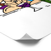 Freunde lasse keinen Wein allein Poster (Ecke)