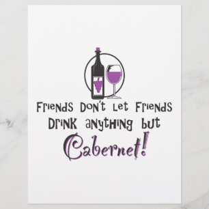Freunde lassen Freunde/Cabernet nicht allein Flyer