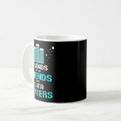 Freunde lassen Freunde keine Rechenzentrumsprogram Kaffeetasse (Vorderseite Links)