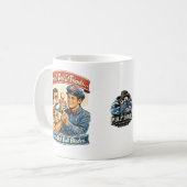 Freunde lassen Freunde nicht mit stumpfen Rasierkl Kaffeetasse (Vorderseite Links)