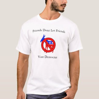 Freunde lassen nicht Freund-Abstimmung Demokraten T-Shirt