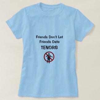 Freunde lassen nicht Freund-Datums-Inhalte T-Shirt