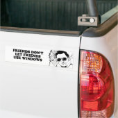 FREUNDE LASSEN NICHT FREUND-GEBRAUCHS-WINDOWS-T - AUTOAUFKLEBER (Auf Lkw)