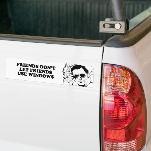 FREUNDE LASSEN NICHT FREUND-GEBRAUCHS-WINDOWS-T - AUTOAUFKLEBER (Auf Lkw)