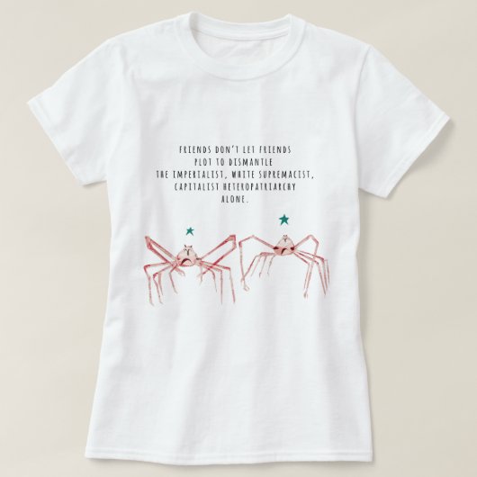 Freunde lassen nicht Freund-Shirt T-Shirt (Design vorne)