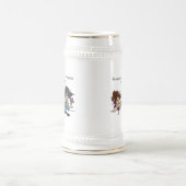 Freunde lassen nicht Freund-Wein allein Bierglas (Mittel)