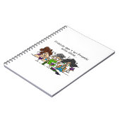 Freunde lassen nicht Freund-Wein allein Notizblock (Linke Seite)