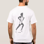 Freunde lassen nicht Freundspielfußball T-Shirt (Rückseite)