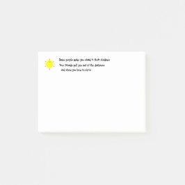 Freunde lassen Sie glänzen Post-it Klebezettel