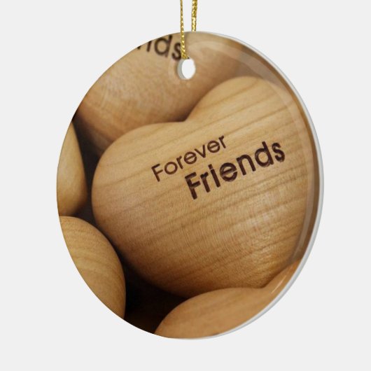 FREUNDE/LEERE KRISTMAS AUF DER ANDEREN SEITE KERAMIK ORNAMENT (Links)