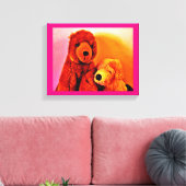 Freunde Leinwanddruck (Insitu (Wohnzimmer))