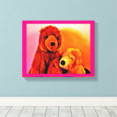 Freunde Leinwanddruck (Insitu (Holzboden))