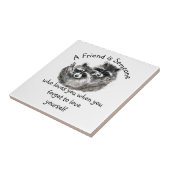 Freunde Lieben Sie Niedliche Raccoons Tierart Fliese (Seite)