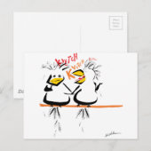 Freunde ließ Freunde Schlot Postkarte (Vorne/Hinten)