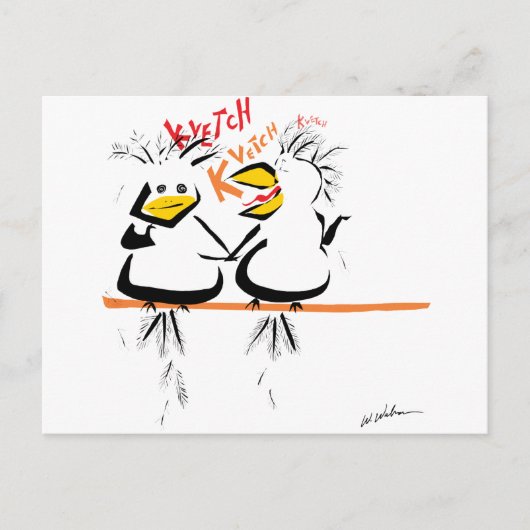 Freunde ließ Freunde Schlot Postkarte (Vorderseite)