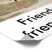 Freunde ließ nicht, dass Freunde allein laufen. Poster (Ecke)