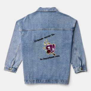Freunde lügen nie Hoodie Jeansjacke
