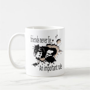 Freunde lügen nie Hoodie Kaffeetasse