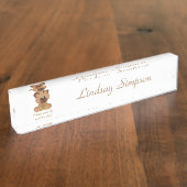 Freunde machen das Leben erträglich inspirierend Z Namensplakette (Seite)