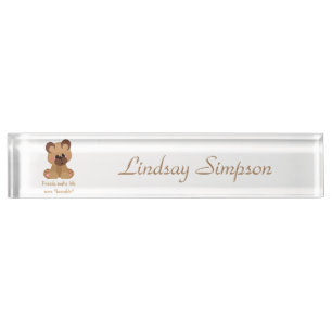Freunde machen das Leben erträglich inspirierend Z Namensplakette