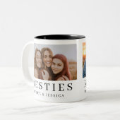Freunde machen das Leben schön - Tasse (Vorderseite Links)
