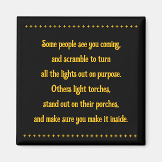 Freunde machen den Weg frei Magnet