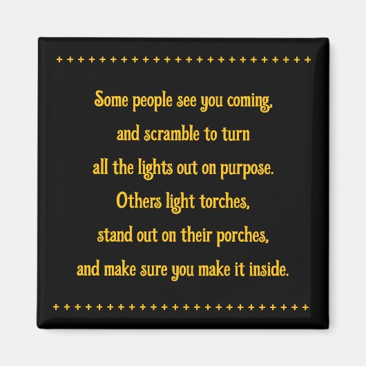 Freunde machen den Weg frei Magnet (Vorne)