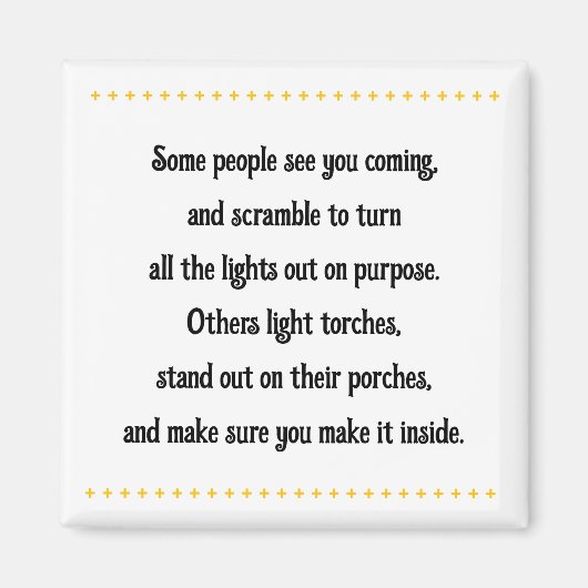 Freunde machen den Weg frei Magnet (Vorne)