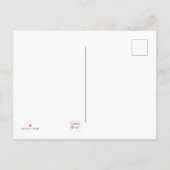 Freunde machen die Welt zu einer wunderschönen Kat Postkarte (Rückseite)