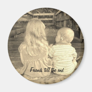 "Freunde Magnet bebauen des Endes"
