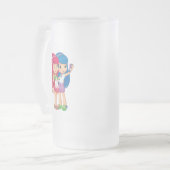 Freunde Mattglas Bierglas (Vorderseite Links)
