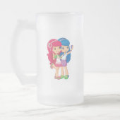 Freunde Mattglas Bierglas (Links)