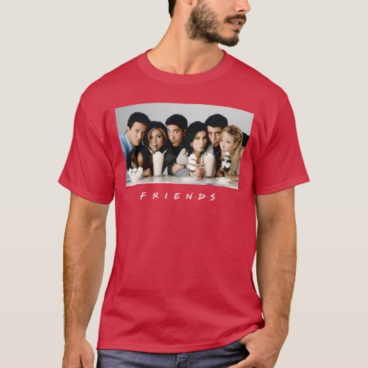 Freunde Milkshake Freund T-Shirt (Vorderseite)