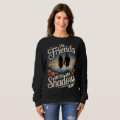 Freunde-mit-meinen-Schatten-Kürbisfeld-Tee Sweatshirt (Vorne ganz)
