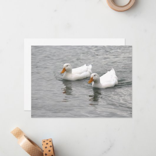 Freunde Mitteilungskarte (Vorderseite/Rückseite Beispiel)