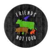 Freunde nicht essen, Vegane Küche Schneidebrett (Vorderseite)