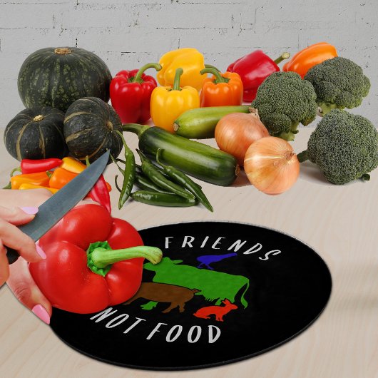 Freunde nicht essen, Vegane Küche Schneidebrett