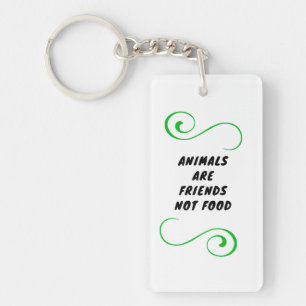 Freunde nicht   Friends isst not food Schlüsselanhänger