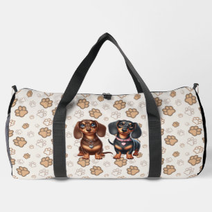 Freunde niedlicher Dackeln Duffle Bag
