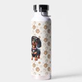 Freunde niedlicher Dackeln Trinkflasche (Links)