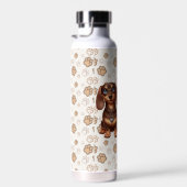 Freunde niedlicher Dackeln Trinkflasche (Rechts)