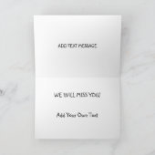 Freunde oder Arbeitskollegen, die sich auf der Abs Karte (Innenseite)