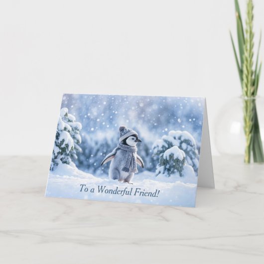 Freunde oder Freund Frohe Feiertage Weihnachten Pi Karte (Vorderseite)