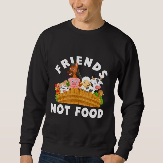 Freunde ohne Essen Sweatshirt (Vorderseite)