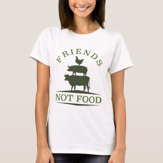 Freunde ohne Essen T-Shirt (Vorderseite)