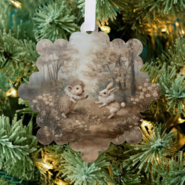 Freunde - Papier-Kartendekorationsgeschirr Ornament Karte