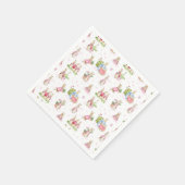 Freunde Peter Rabbit Baby Pink Serviette (Ecke)
