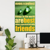 Freunde Poster (Heimbüro)