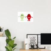 Freunde Poster (Heimbüro)